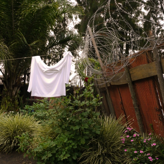 White Flag & Razor-Wire, Goma, DRC, June 2012